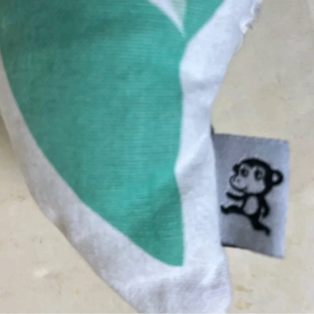 Petit Monkey Mermaid Plush Pillow 14” Kids Room Decor Soft Toy